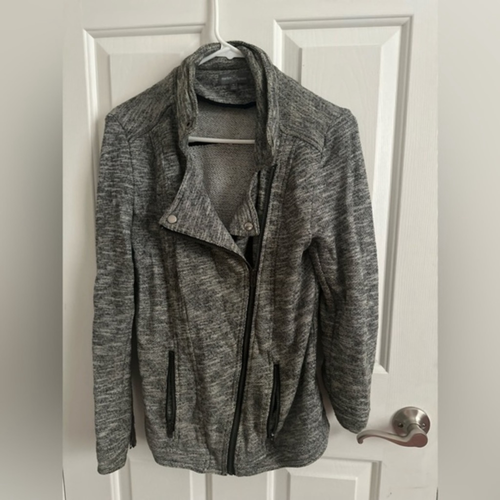 Market & Spruce Asymmetric Zip Jacket - Medium